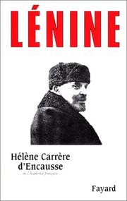 Cover of: Lénine