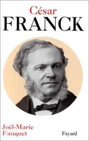 Cover of: César Franck