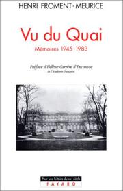 Cover of: Vu du quai: 1945-1983