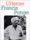 Cover of: Francis Ponge