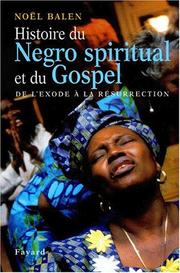 Cover of: Histoire du negro spiritual et du gospel