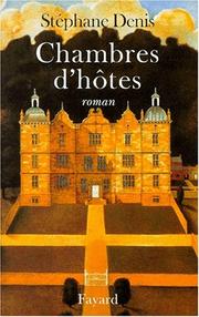 Cover of: Chambres d'hôtes: roman