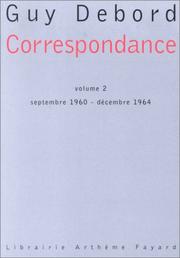 Cover of: Correspondance, numéro 2