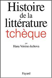 Cover of: Histoire de la littérature tchèque