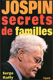 Cover of: Jospin: Secrets de familles