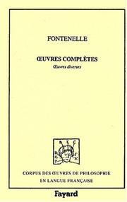 Cover of: Œuvres complètes