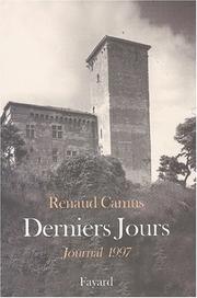 Cover of: Derniers jours by Renaud Camus