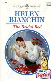 Cover of: Bridal Bed  (Top Author/Do Not Disturb) by Helen Bianchin