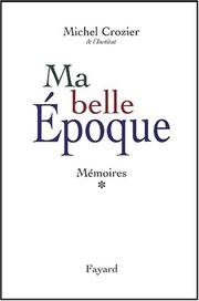 Cover of: Ma belle époque