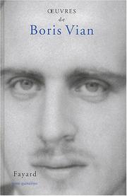 Cover of: Âuvres complÃ¨tes, tome 15 by Boris Vian