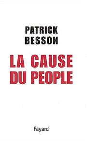 Cover of: La cause du people by Besson, Patrick