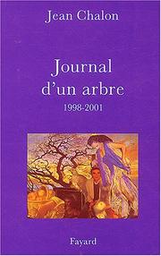 Journal d'un arbre by Jean Chalon
