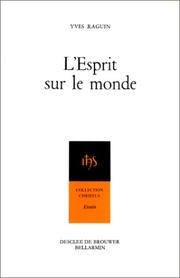 Cover of: L' Esprit sur le monde