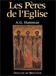 Cover of: Les Pères de l'Église by A.-G Hamman