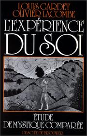 Cover of: L' expérience du soi: étude de mystique comparée