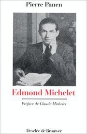 Edmond Michelet by Pierre Panen