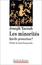 Cover of: Les minorités by Joseph Yacoub