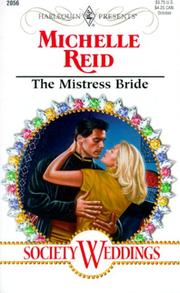 Cover of: Mistress Bride (Society Weddings)