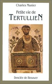 Cover of: Petite vie de Tertullien