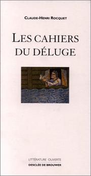 Cover of: Les cahiers du déluge