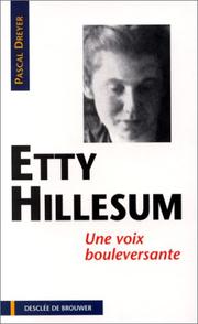 Cover of: Etty Hillesum: une voix bouleversante