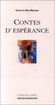 Cover of: Contes d'espérance