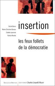 Cover of: Insertion: les feux follets de la démocratie