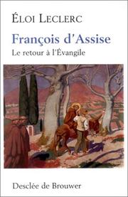 Cover of: François d'Assise by Eloi Leclerc