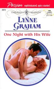 Cover of: One Night With His Wife | Graham