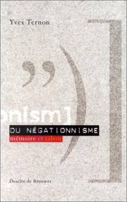 Cover of: Du négationnisme: mémoire et tabou