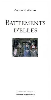 Cover of: Battements d'elles by Colette Nys-Mazure