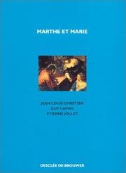 Cover of: Marthe et Marie by Jean-Louis Chrétien