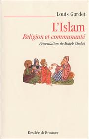 Cover of: L'Islam, religion et communauté