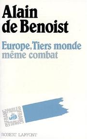 Cover of: Europe, Tiers monde, même combat