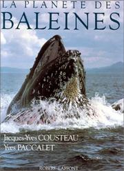 Cover of: La planète des baleines by Jacques Yves Cousteau