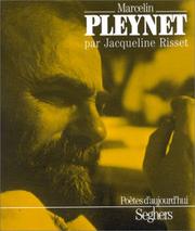 Cover of: Marcelin Pleynet by Jacqueline Risset