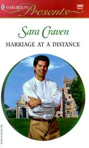 Cover of: Marriage at a Distance: Harlequin Presents No. 2093