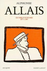 Cover of: Oeuvres posthumes, tome 2 by Alphonse Allais, François Caradec