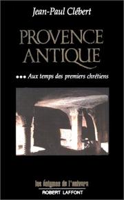 Cover of: Provence antique