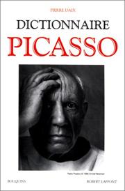 Cover of: Dictionnaire Picasso