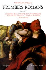 Cover of: Premiers romans by Honoré de Balzac