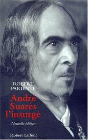 Cover of: André Suarès by Robert Parienté