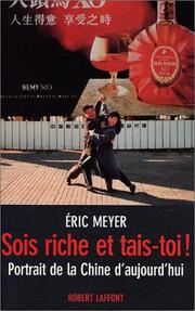 Cover of: Sois riche et tais-toi! by Meyer, Eric