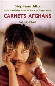 Cover of: Carnets afghans