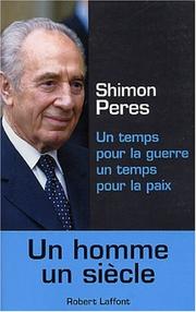 Cover of: Un temps pour la guerre, un temps pour la paix