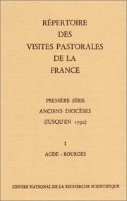 Cover of: Répertoire des visites pastorales de la France by Centre national de la recherche scientifique, Recherche coopérative sur programme 206 ; dirigée par Gabriel Le Bras, François de Dainville, Jean Gaudemet et André Latreille.