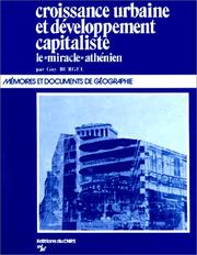 Cover of: Croissance urbaine et développement capitaliste: le "miracle" athénien