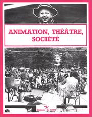 Cover of: Animation, théâtre, société