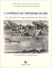 Cover of: L' Amérique de Théodore de Bry by par Michèle Duchet ... [et al.].