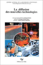 Cover of: La Diffusion des nouvelles technologies